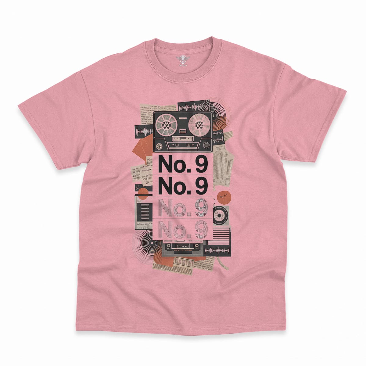 No. 9 — Experimental Avant-Garde Rock Tee — Design II