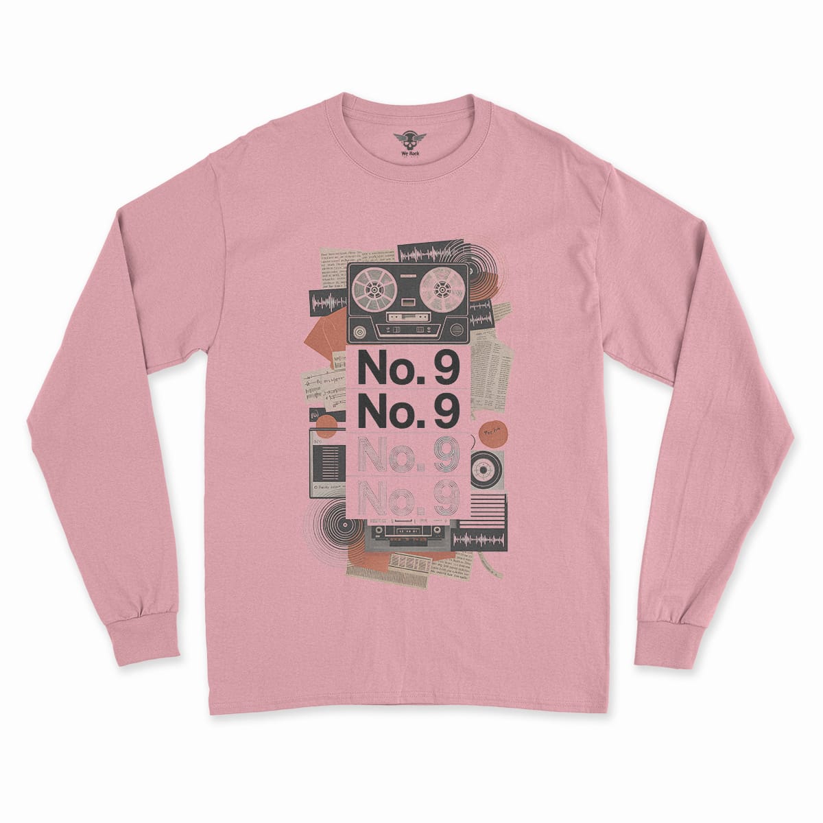 No. 9 — Experimental Avant-Garde Rock Tee — Design II