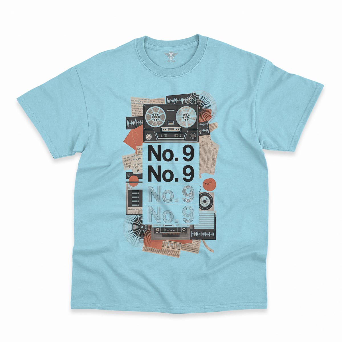 No. 9 — Experimental Avant-Garde Rock Tee — Design II