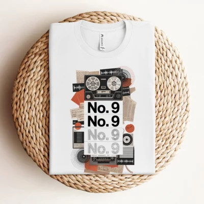 No. 9 — Experimental Avant-Garde Rock Tee — Design II
