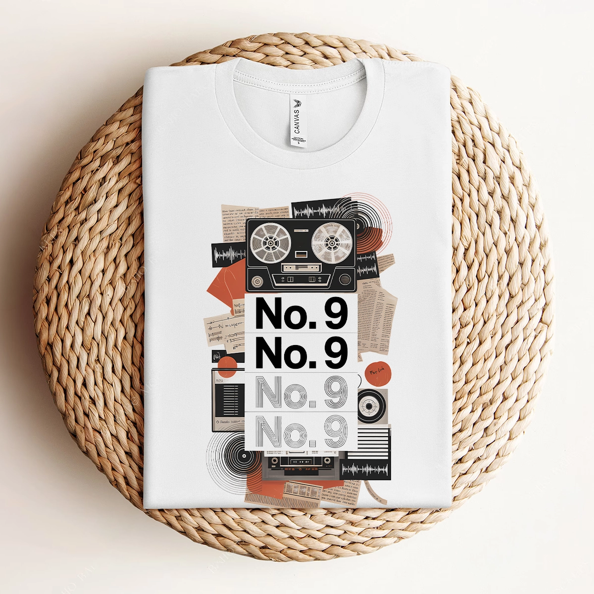 No. 9 — Experimental Avant-Garde Rock Tee — Design II