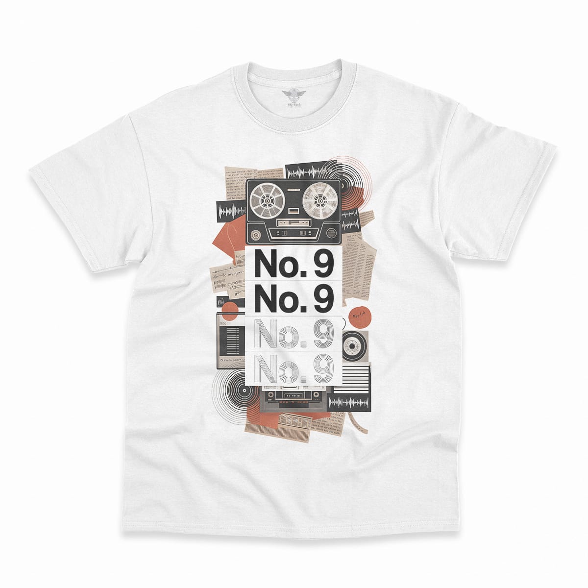 No. 9 — Experimental Avant-Garde Rock Tee — Design II