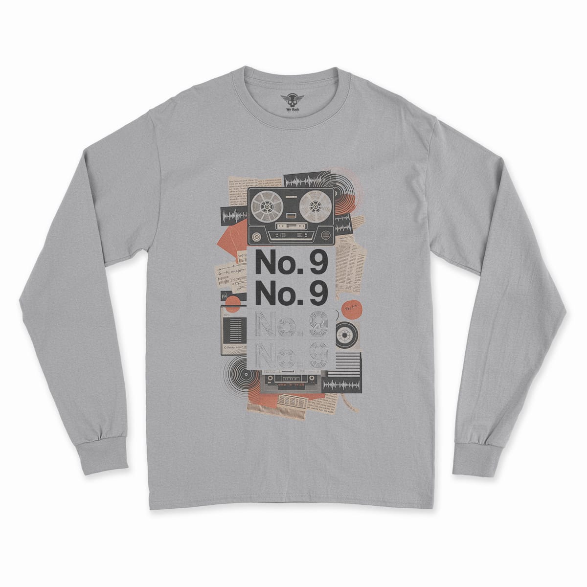 No. 9 — Experimental Avant-Garde Rock Tee — Design II