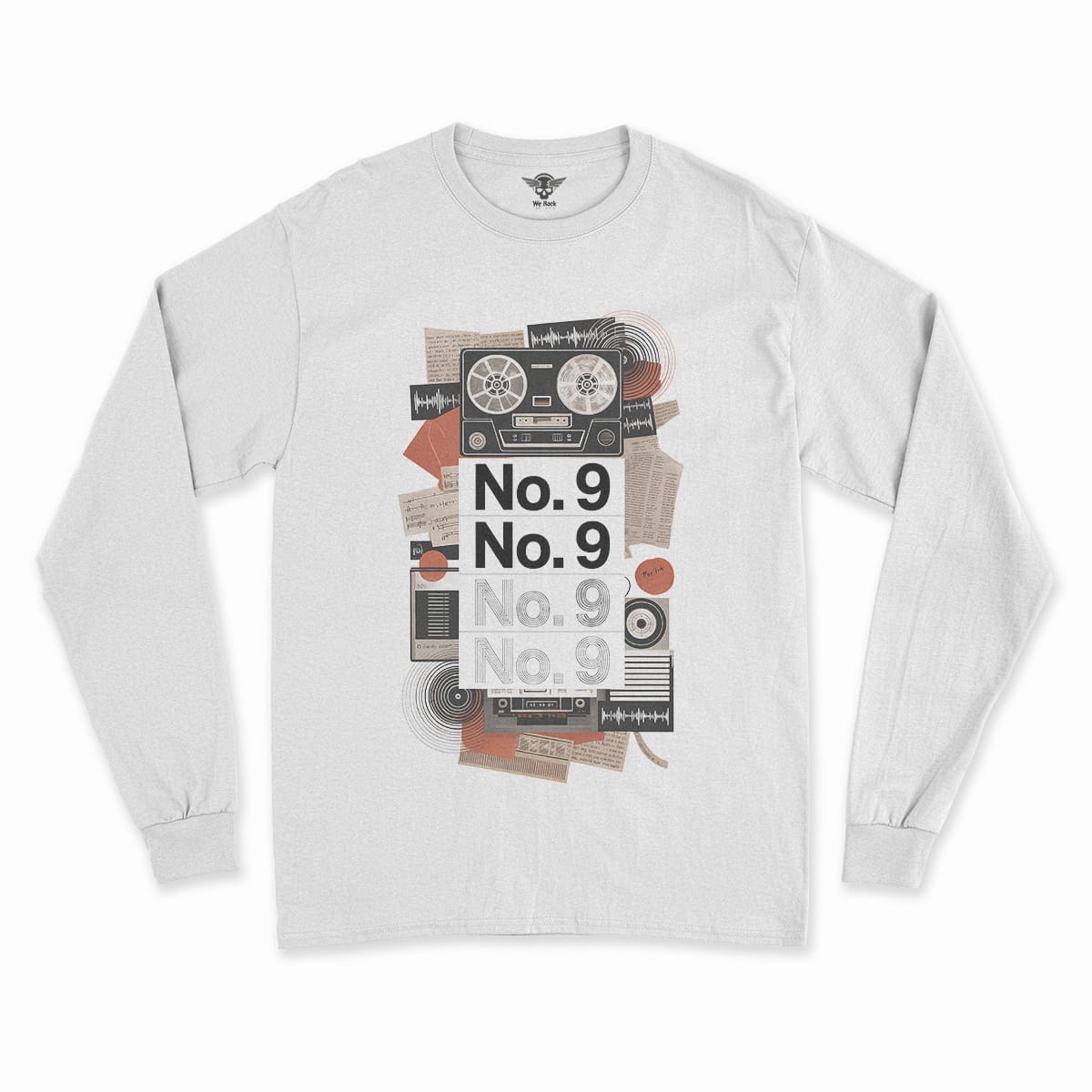 No. 9 — Experimental Avant-Garde Rock Tee — Design II