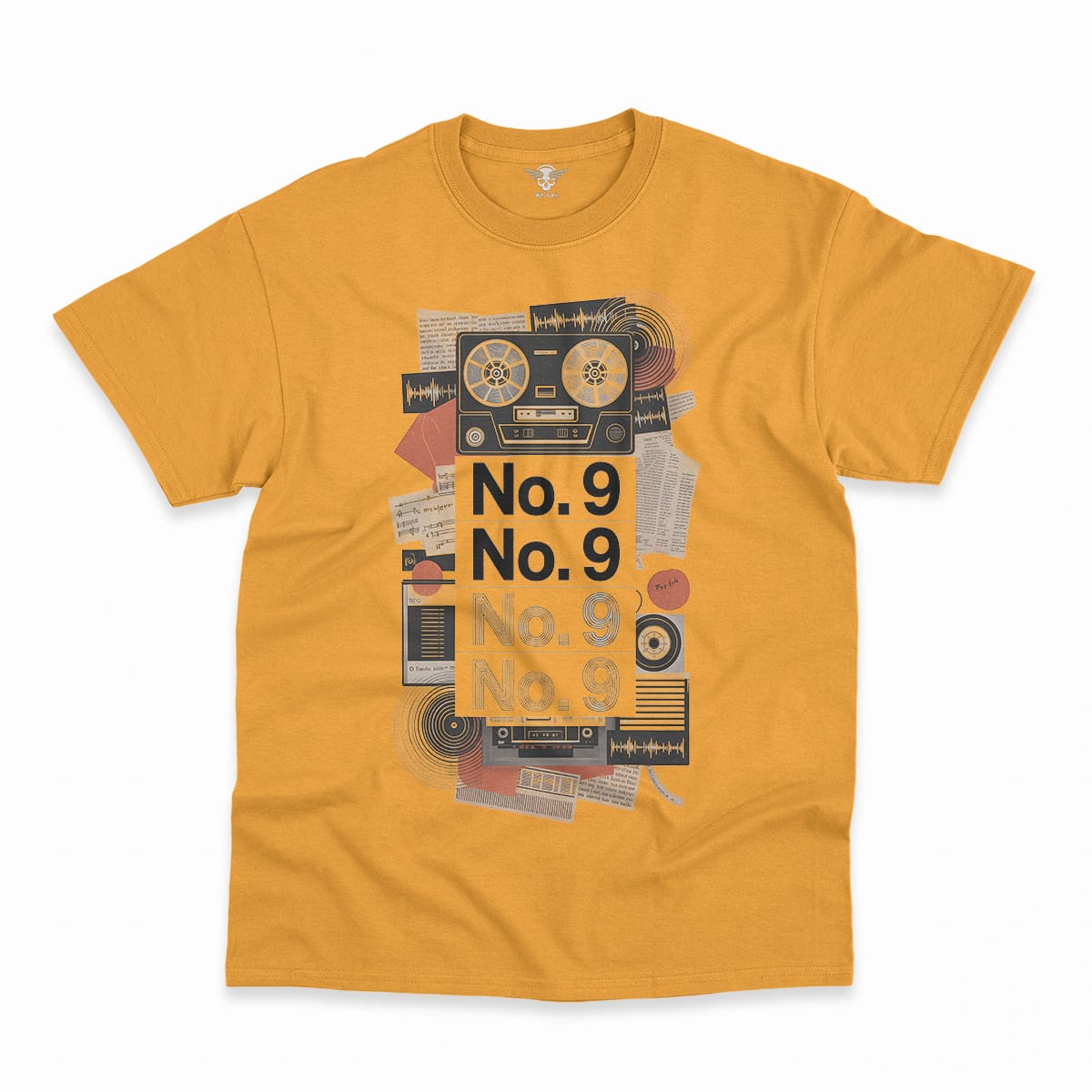No. 9 — Experimental Avant-Garde Rock Tee — Design II