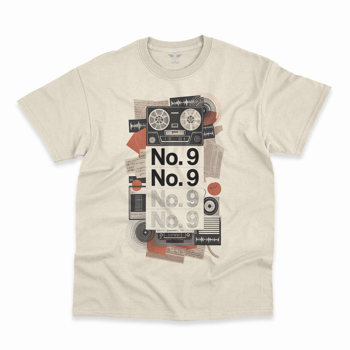 No. 9 — Experimental Avant-Garde Rock Tee — Design II