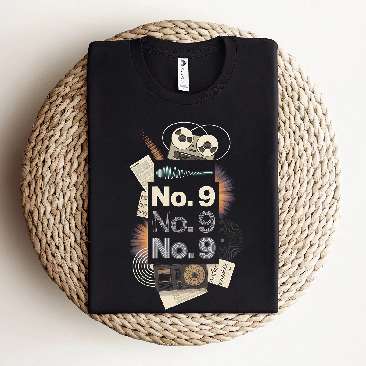 No. 9 — Experimental Avant-Garde Rock Tee