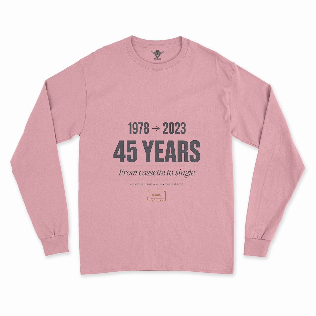 Now and Then — The Last Song 1978 to 2023 Rock Heritage Tee — Scholar Edition