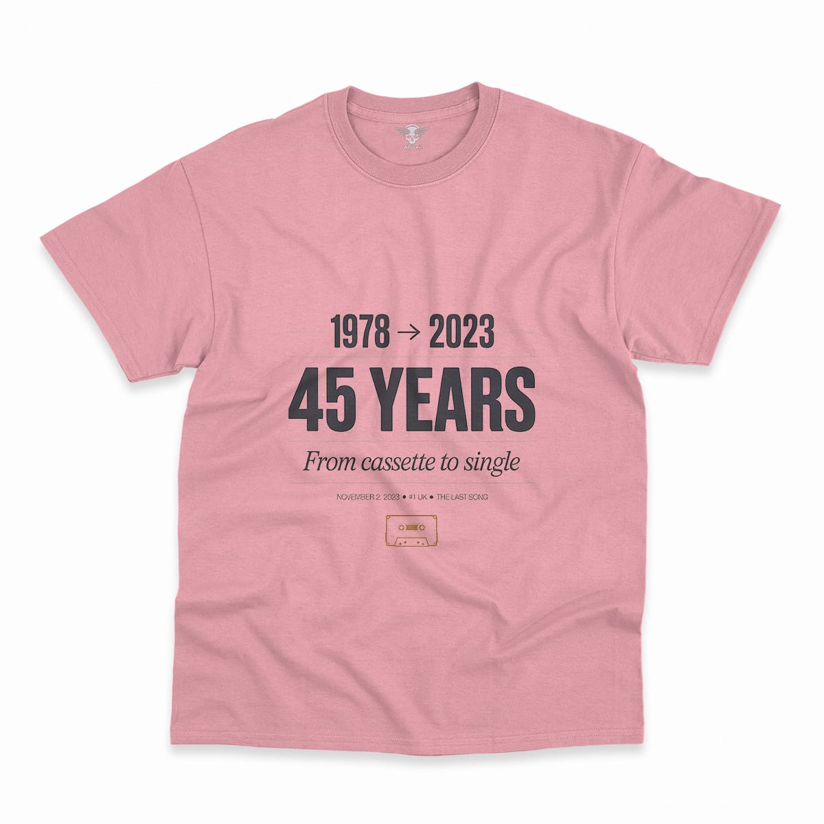 Now and Then — The Last Song 1978 to 2023 Rock Heritage Tee — Scholar Edition