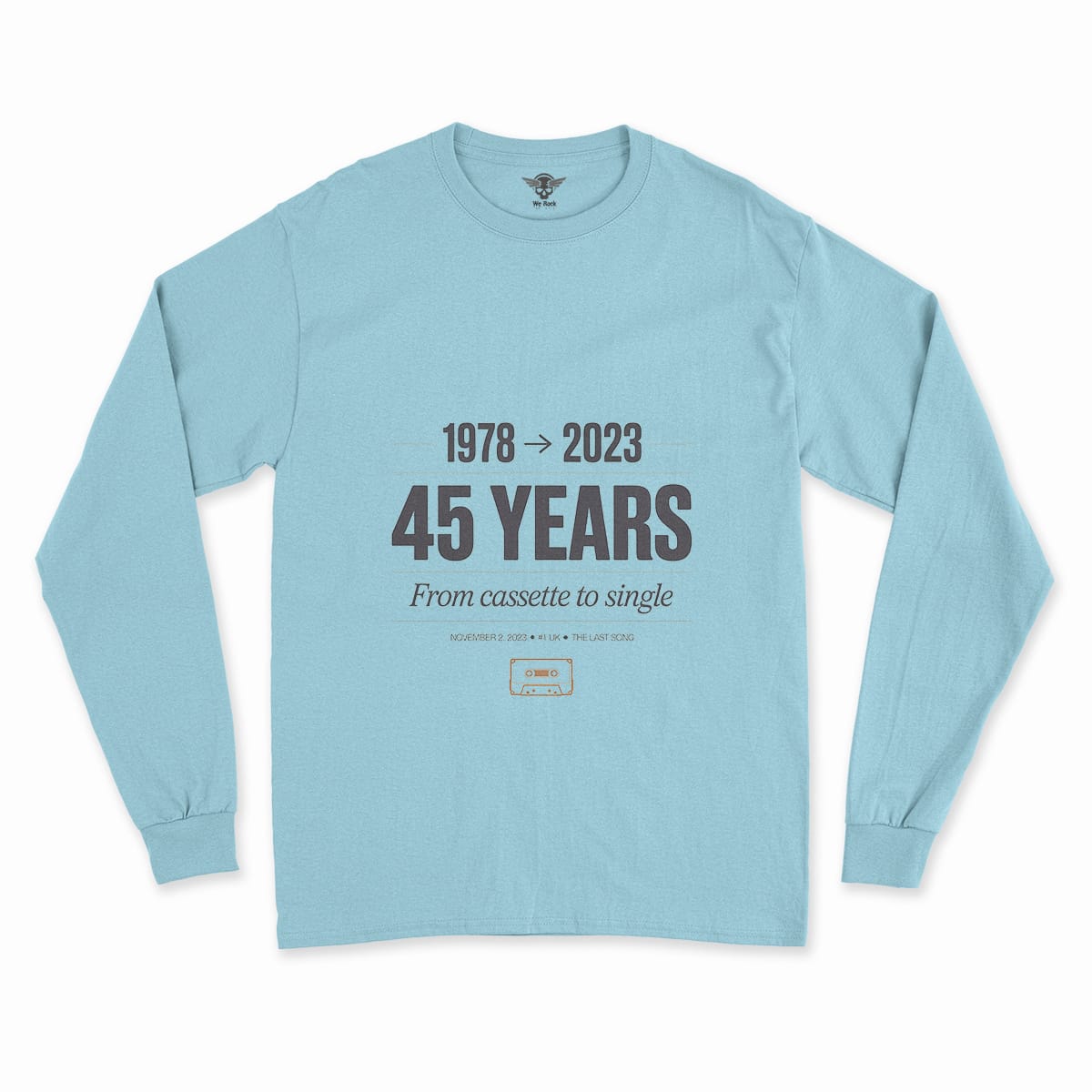 Now and Then — The Last Song 1978 to 2023 Rock Heritage Tee — Scholar Edition