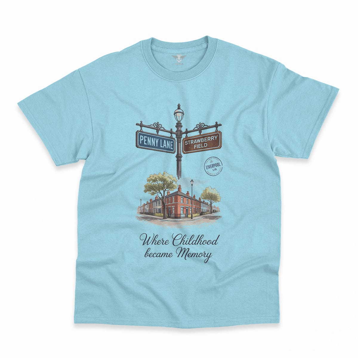 Penny Lane ↔ Strawberry Field — Liverpool L18 Heritage Tee — Design I