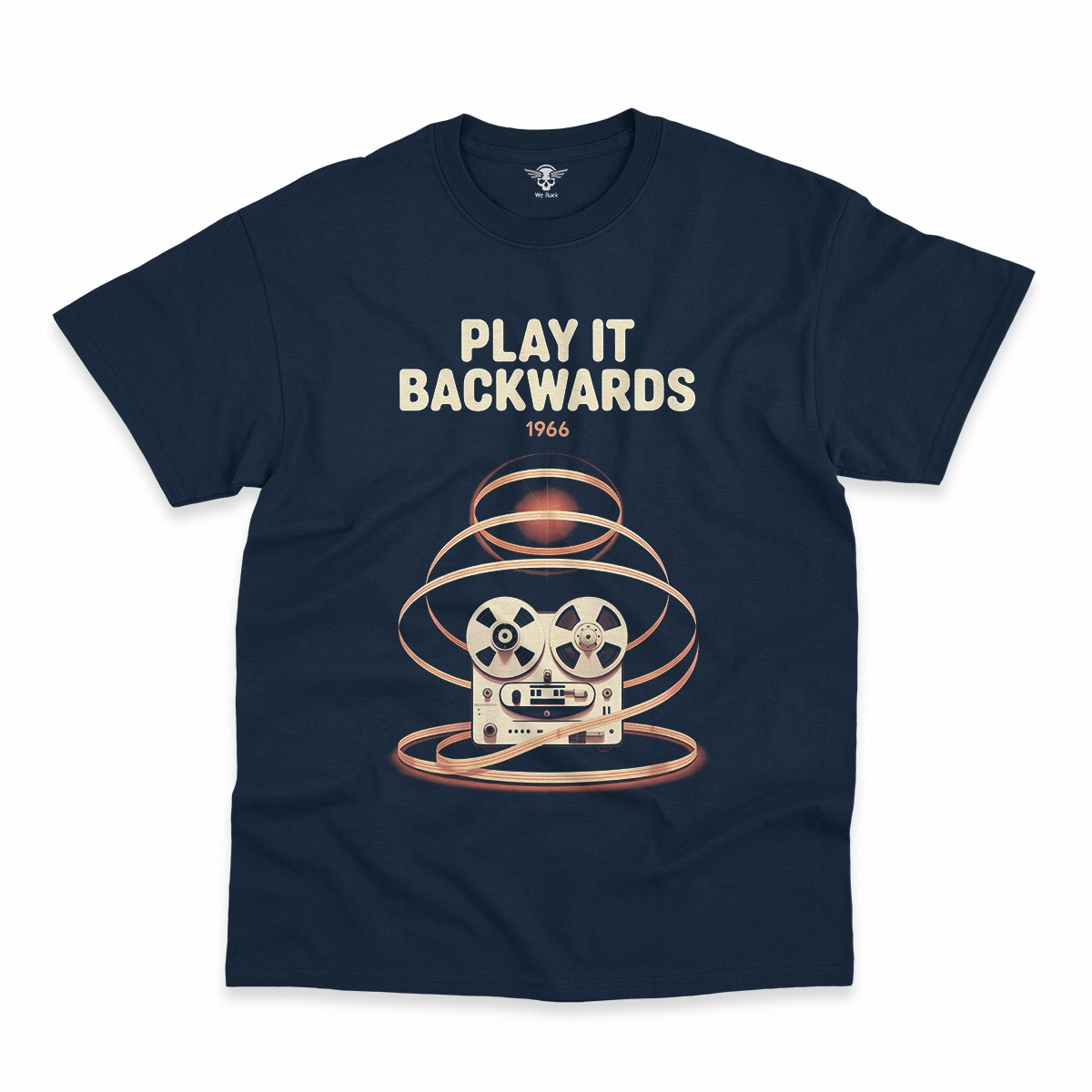 Play It Backwards — 1966 Tape Experiment Rock Tee