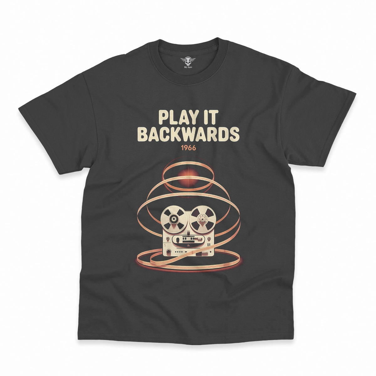 Play It Backwards — 1966 Tape Experiment Rock Tee