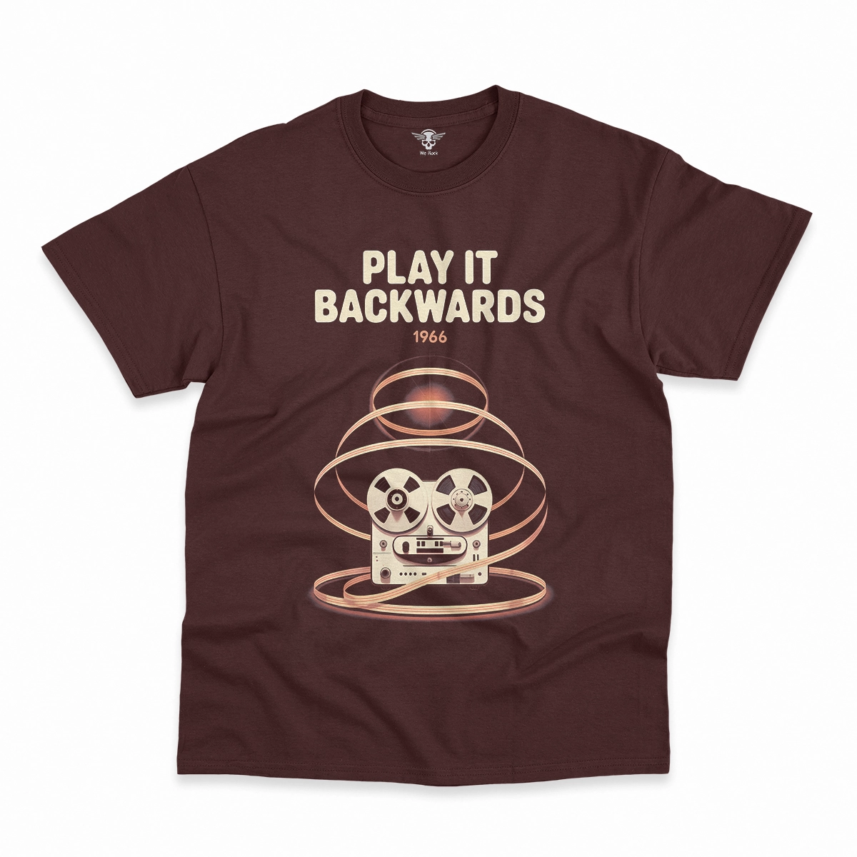 Play It Backwards — 1966 Tape Experiment Rock Tee