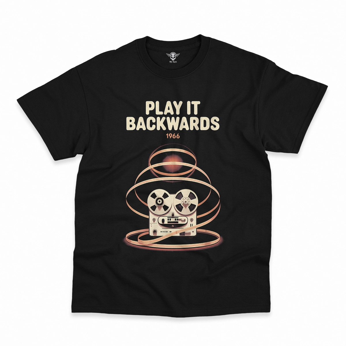 Play It Backwards — 1966 Tape Experiment Rock Tee
