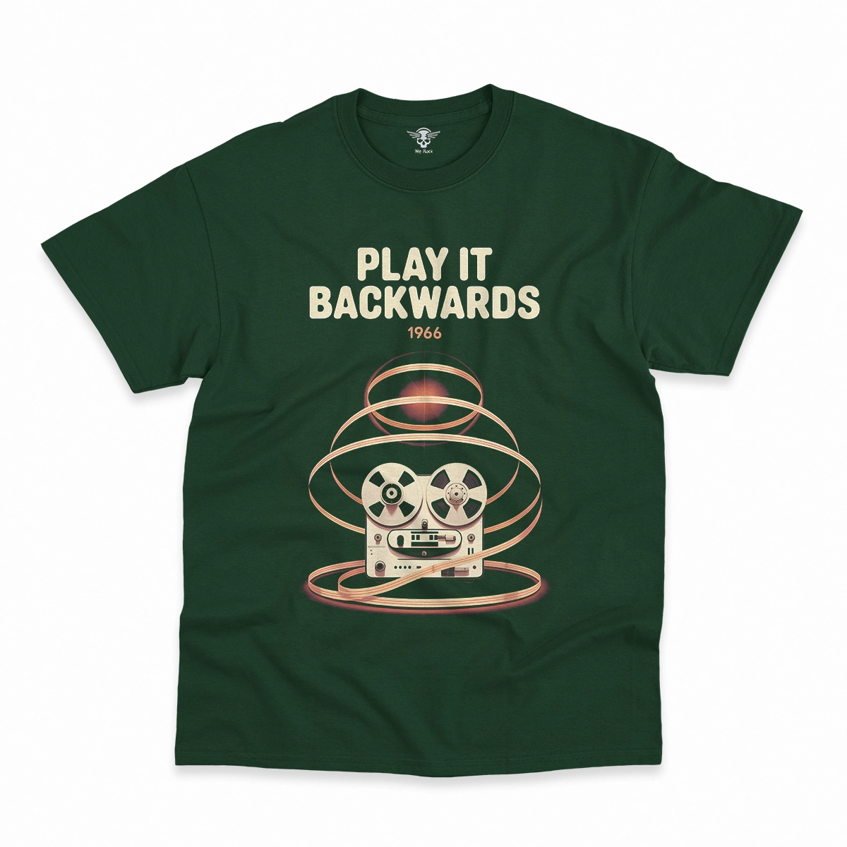 Play It Backwards — 1966 Tape Experiment Rock Tee