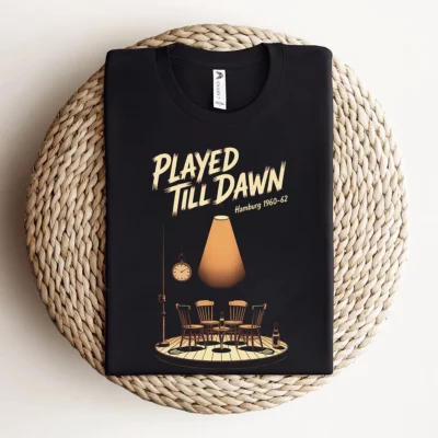 Played Till Dawn — Hamburg 1960 Late Night Rock Tee — Design I