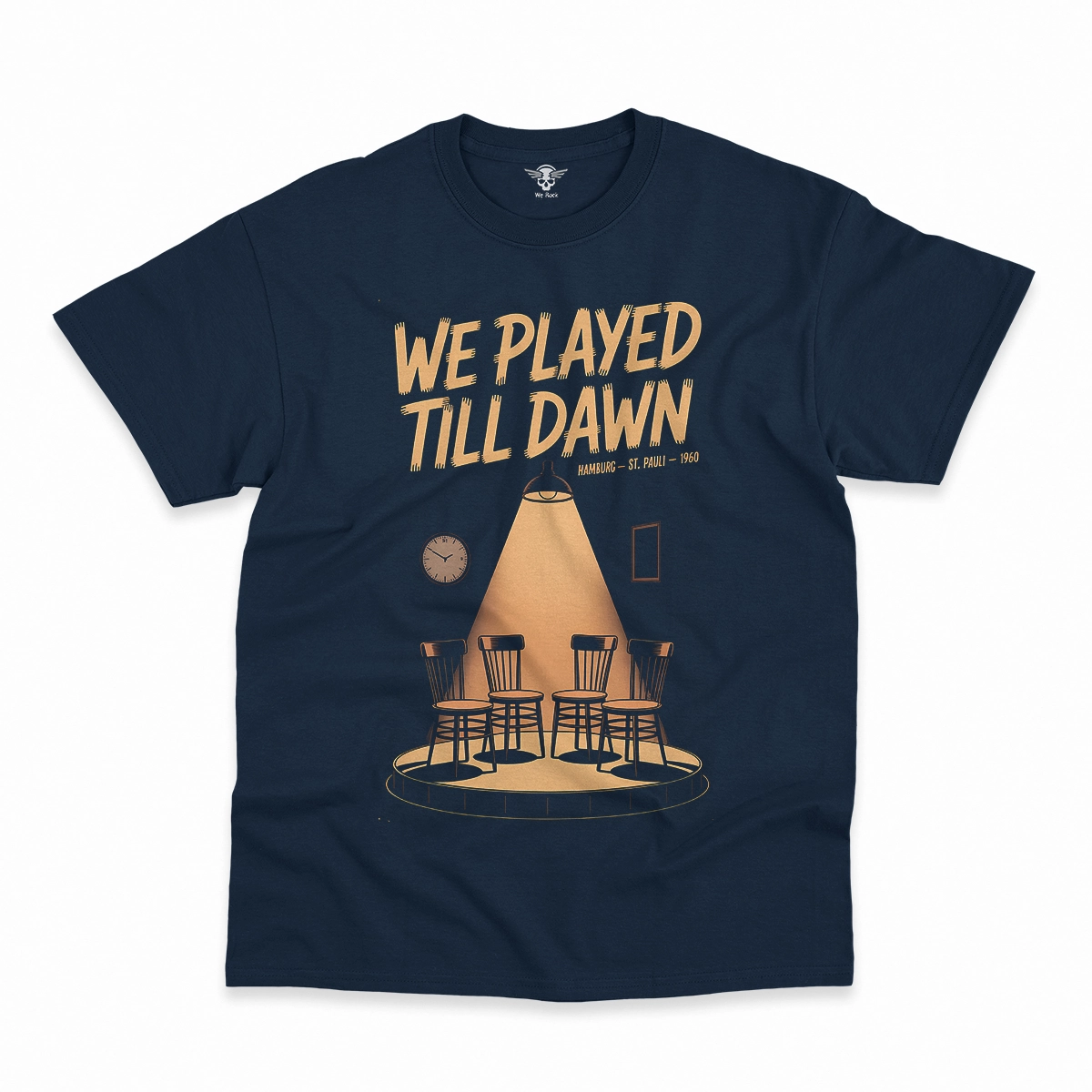 Played Till Dawn — Hamburg 1960 Late Night Rock Tee — Design II