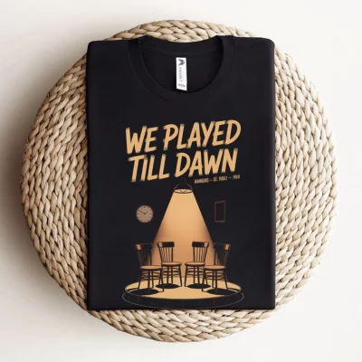 Played Till Dawn — Hamburg 1960 Late Night Rock Tee — Design II