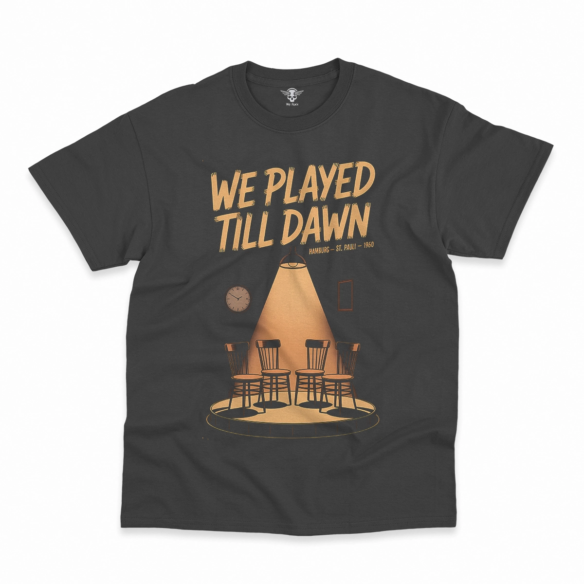 Played Till Dawn — Hamburg 1960 Late Night Rock Tee — Design II