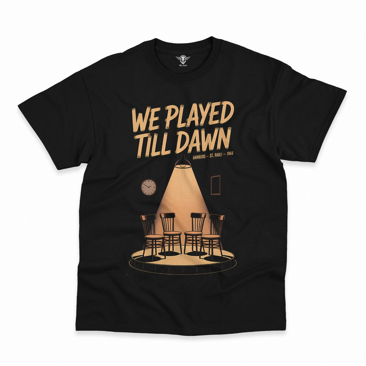 Played Till Dawn — Hamburg 1960 Late Night Rock Tee — Design II