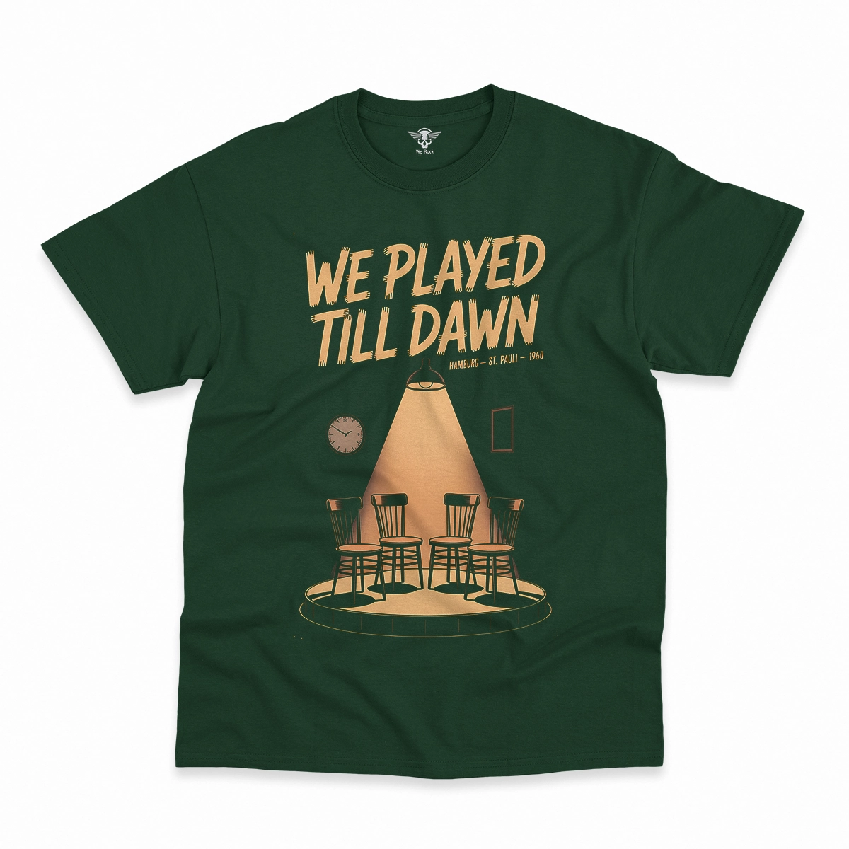 Played Till Dawn — Hamburg 1960 Late Night Rock Tee — Design II