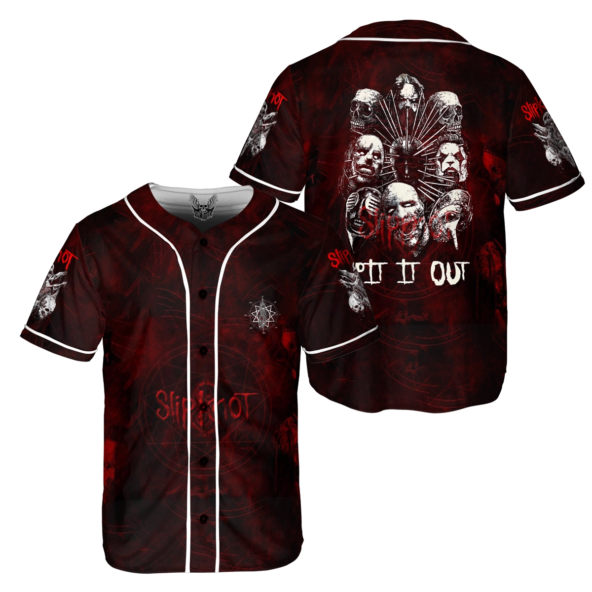 Slipknot Basebal Jersey QB SLBJJ080426 (2)