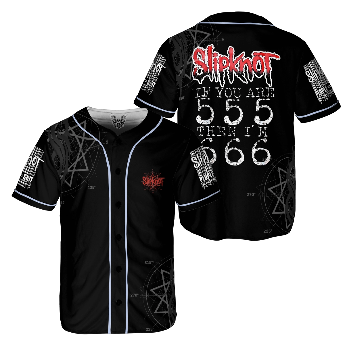 Slipknot Basebal Jersey QB SLBJJ080426 (4)