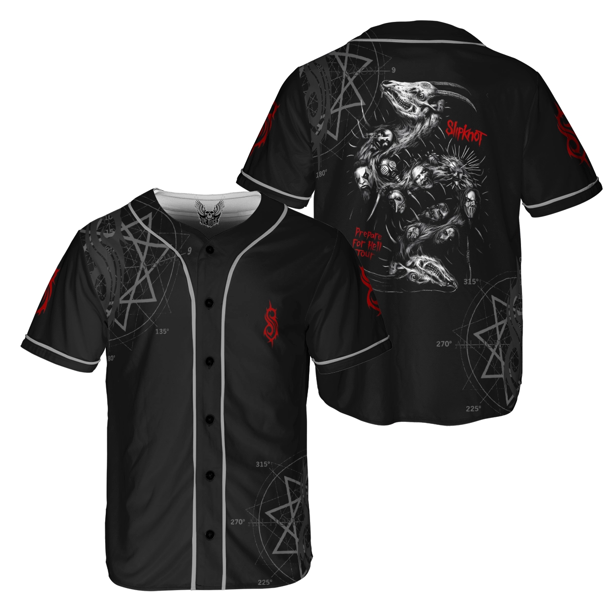 Slipknot Basebal Jersey QB SLBJJ080426
