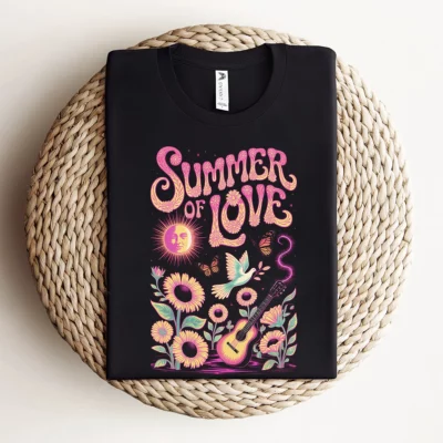 Summer of Love 1967 — Psychedelic Rock Heritage Tee — Design I