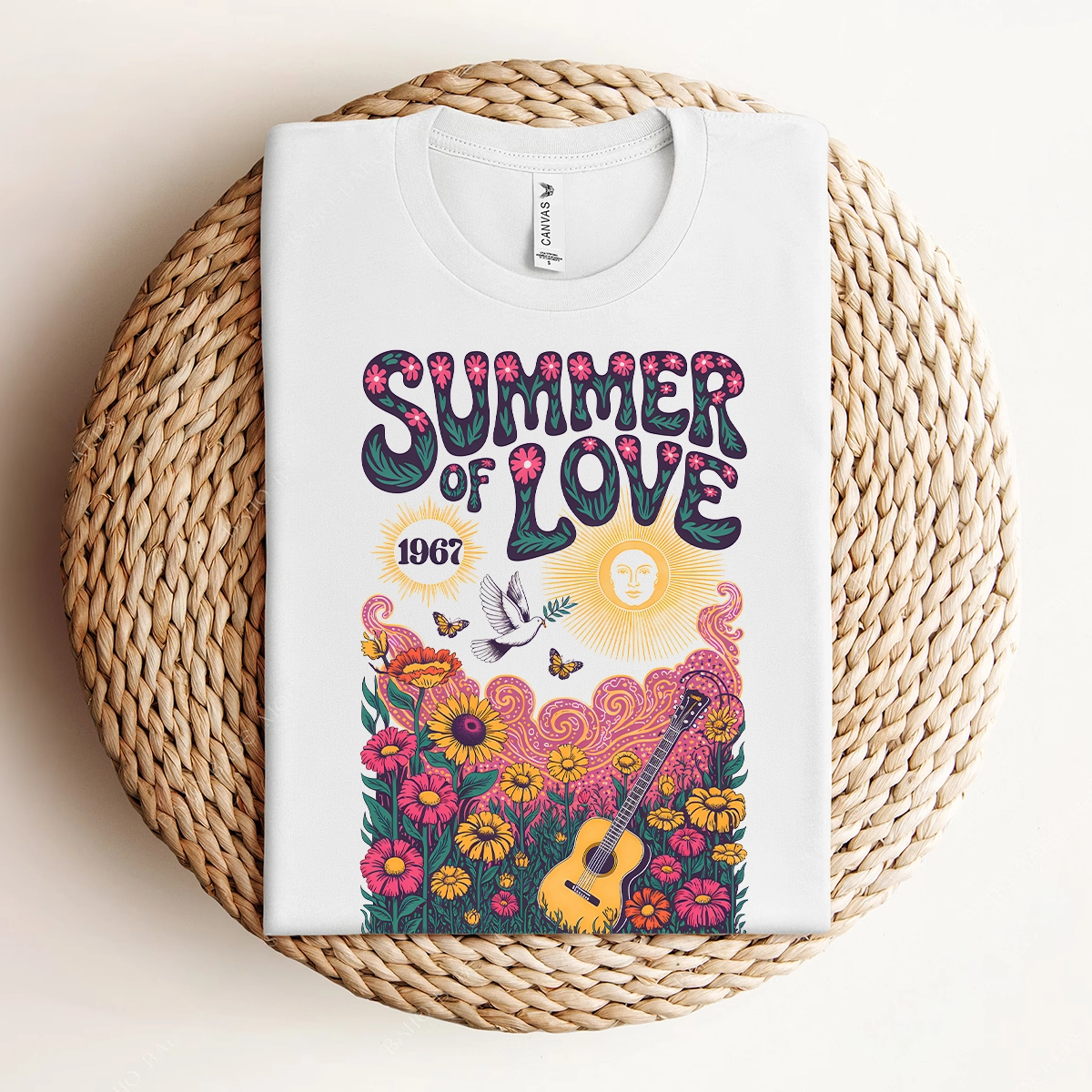 Summer of Love 1967 — Psychedelic Rock Heritage Tee — Design I