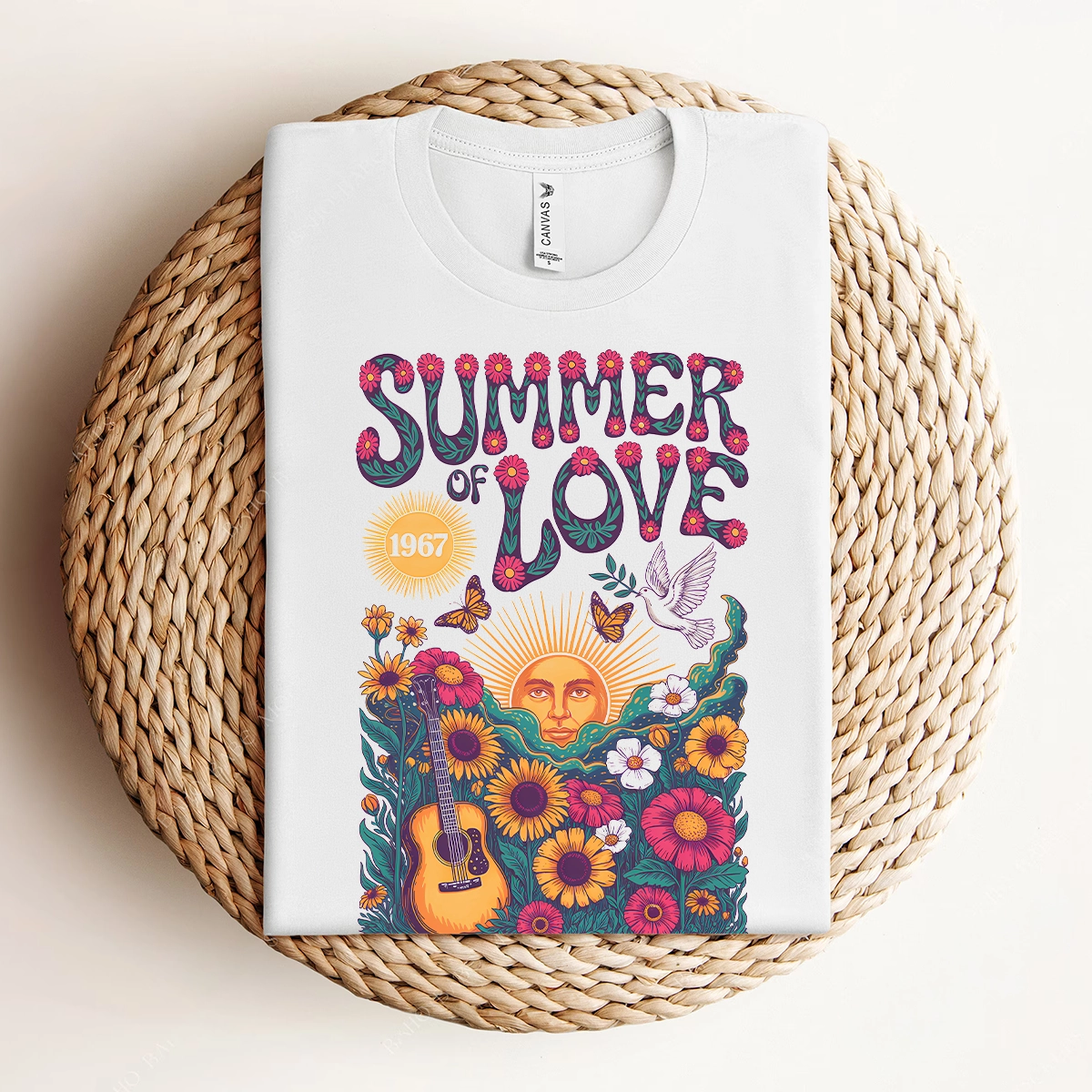 Summer of Love 1967 — Psychedelic Rock Heritage Tee — Design II