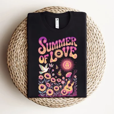 Summer of Love 1967 — Psychedelic Rock Heritage Tee — Design II
