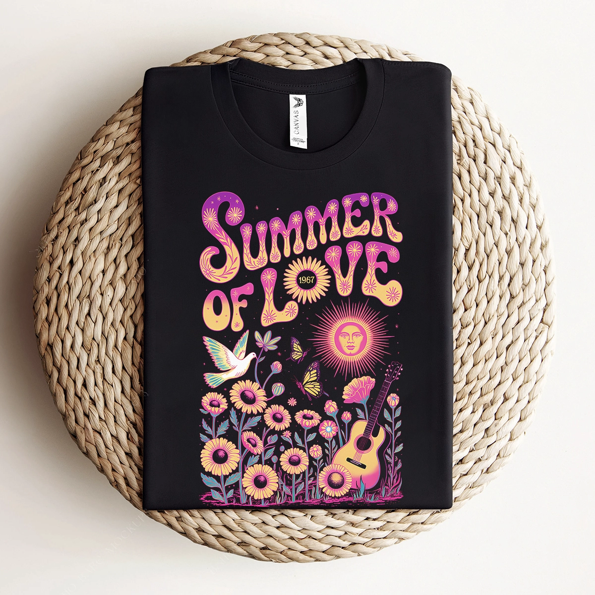 Summer of Love 1967 — Psychedelic Rock Heritage Tee — Design II