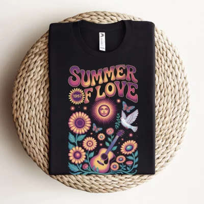 Summer of Love 1967 — Psychedelic Rock Heritage Tee — Design III