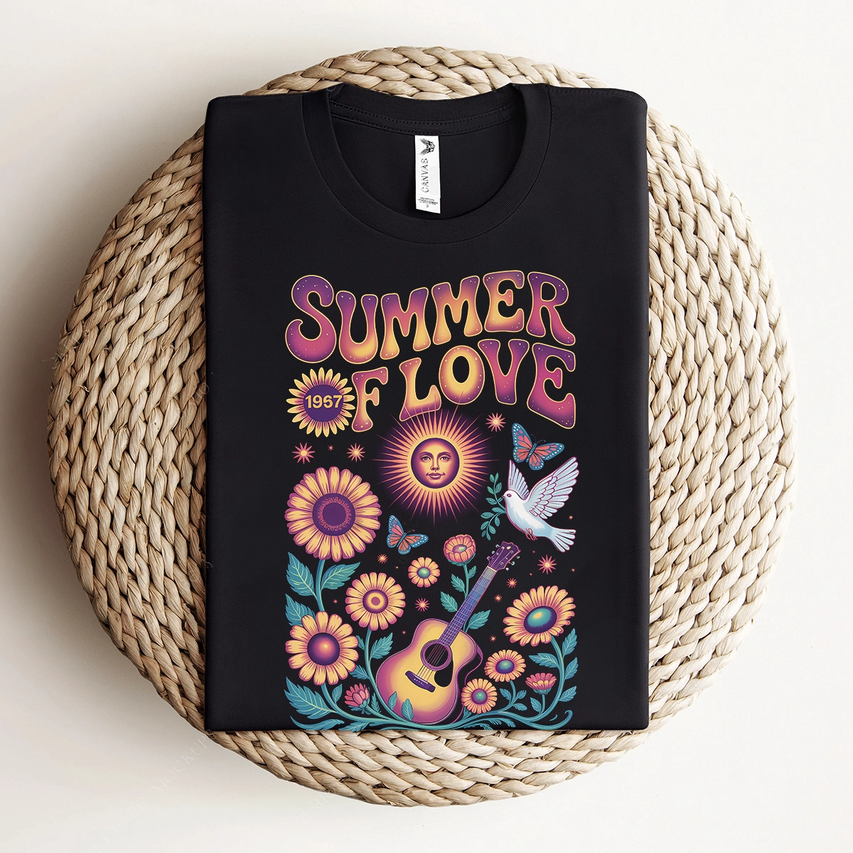 Summer of Love 1967 — Psychedelic Rock Heritage Tee — Design III