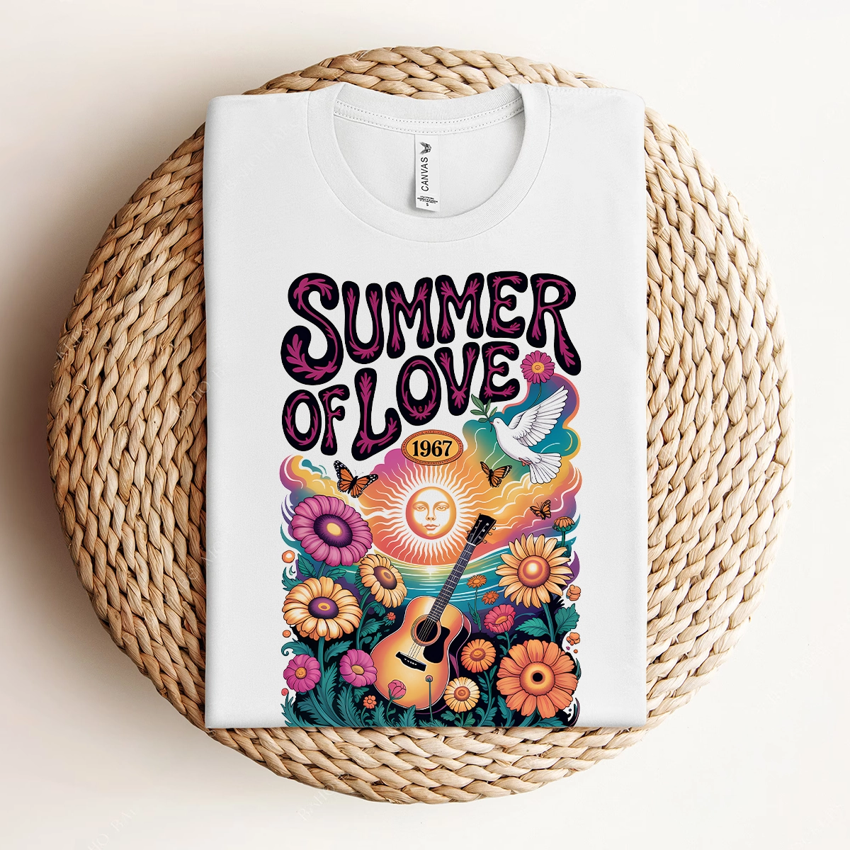 Summer of Love 1967 — Psychedelic Rock Heritage Tee — Design III