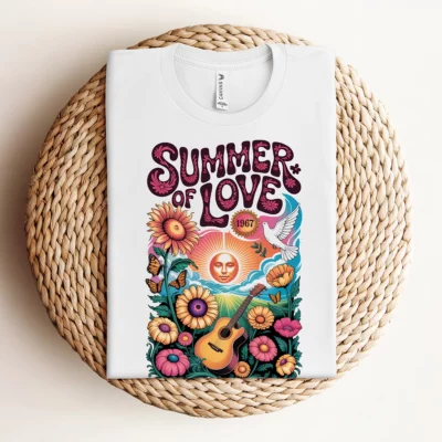 Summer of Love 1967 — Psychedelic Rock Heritage Tee — Design IV