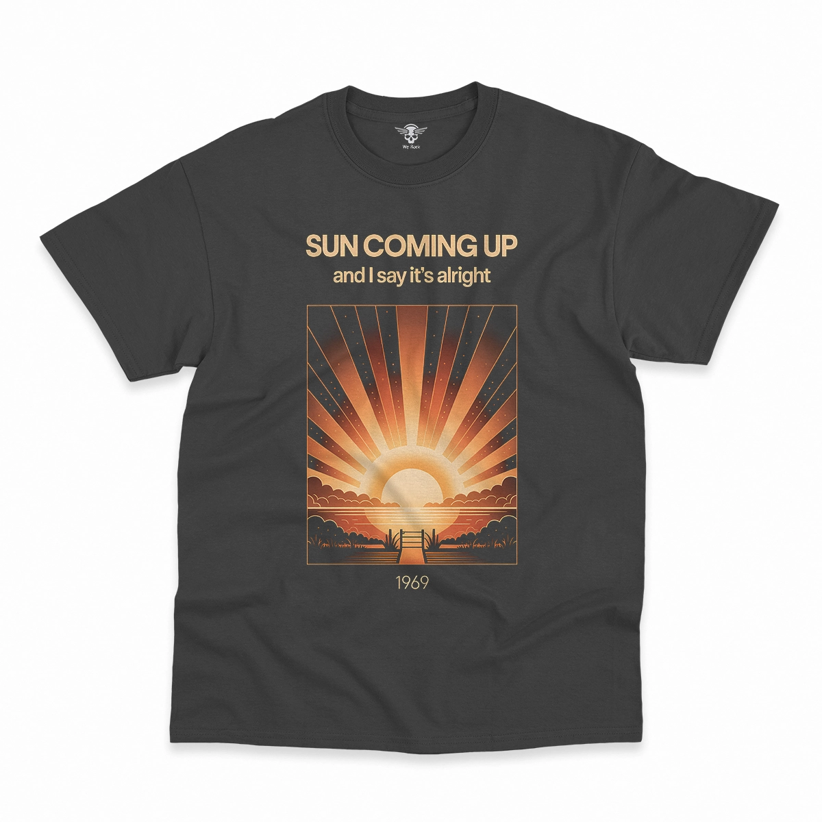 Sun Coming Up — And I Say It's Alright Rock Heritage Tee — Design I