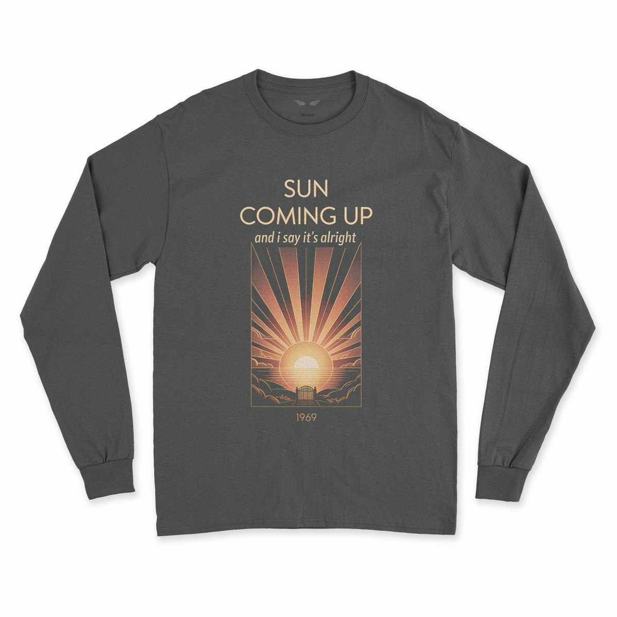 Sun Coming Up — And I Say It's Alright Rock Heritage Tee — Design II
