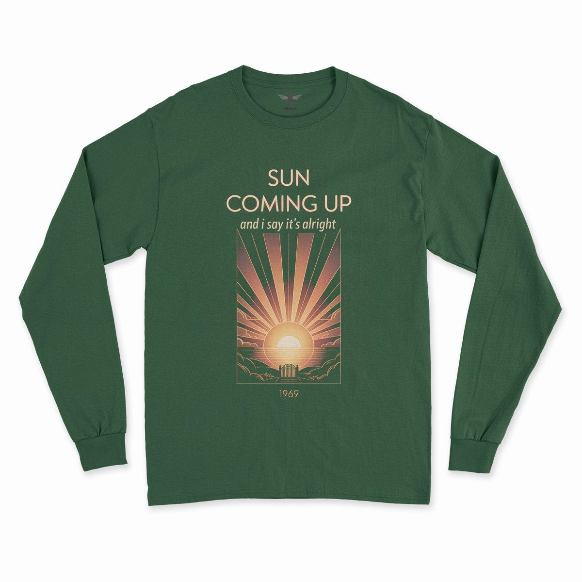 Sun Coming Up — And I Say It's Alright Rock Heritage Tee — Design II