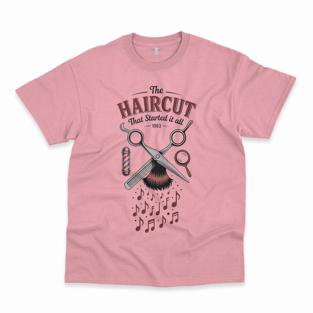 The Haircut — 1963 Mop-Top Cultural Earthquake Rock Tee — Design I