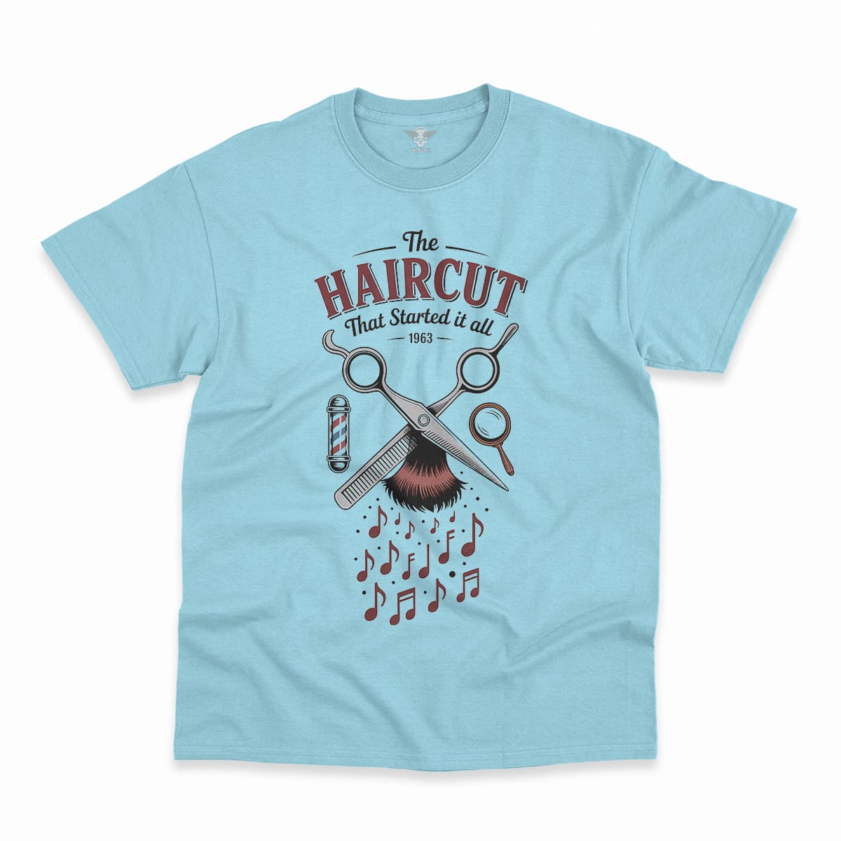 The Haircut — 1963 Mop-Top Cultural Earthquake Rock Tee — Design I