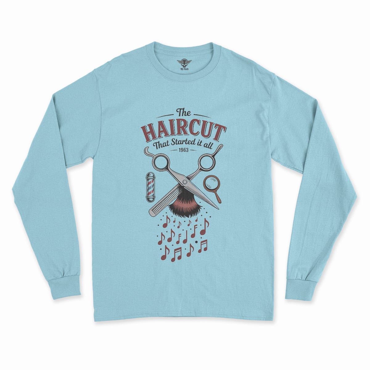 The Haircut — 1963 Mop-Top Cultural Earthquake Rock Tee — Design I