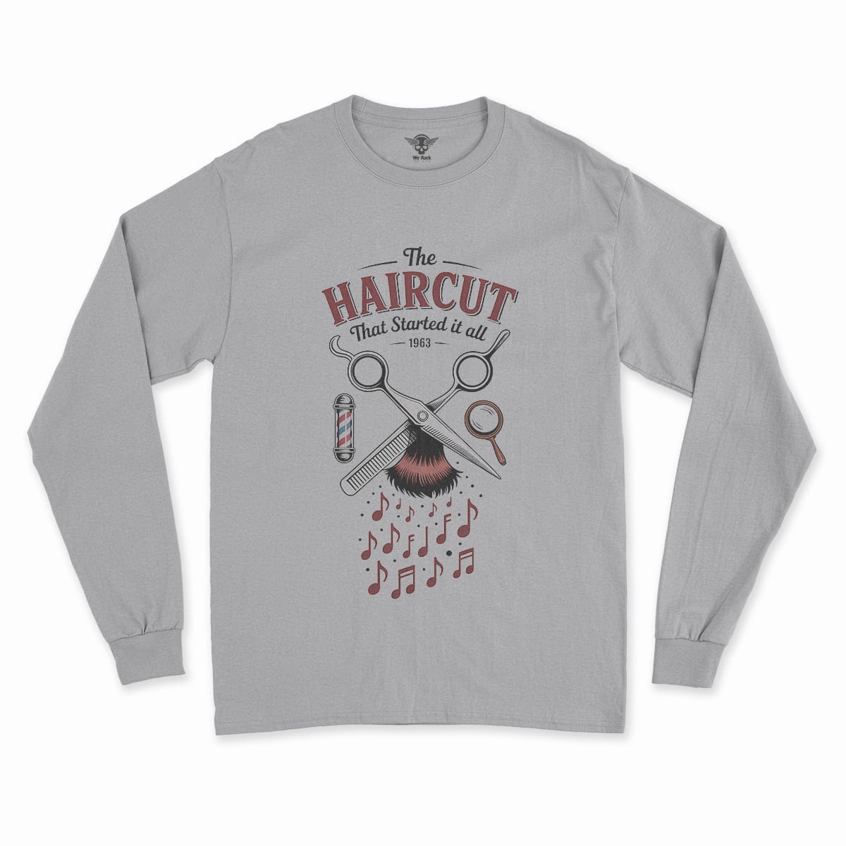 The Haircut — 1963 Mop-Top Cultural Earthquake Rock Tee — Design I