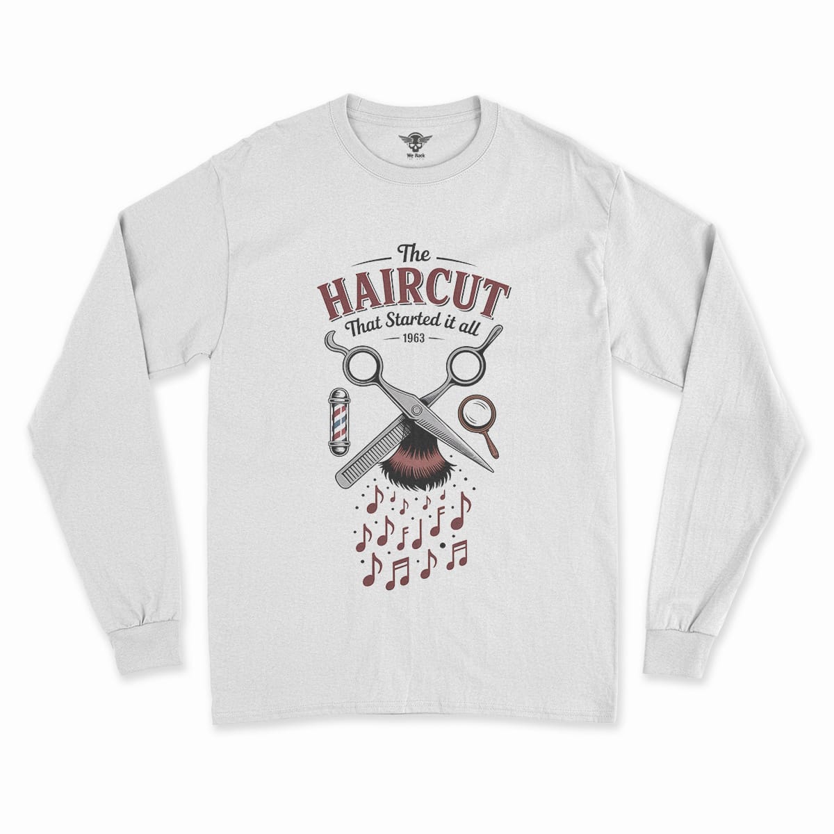 The Haircut — 1963 Mop-Top Cultural Earthquake Rock Tee — Design I
