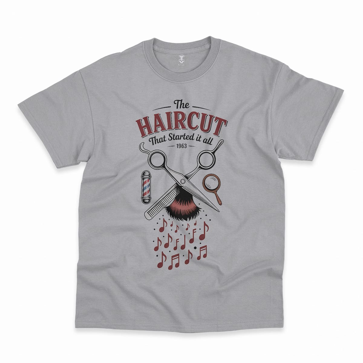 The Haircut — 1963 Mop-Top Cultural Earthquake Rock Tee — Design I