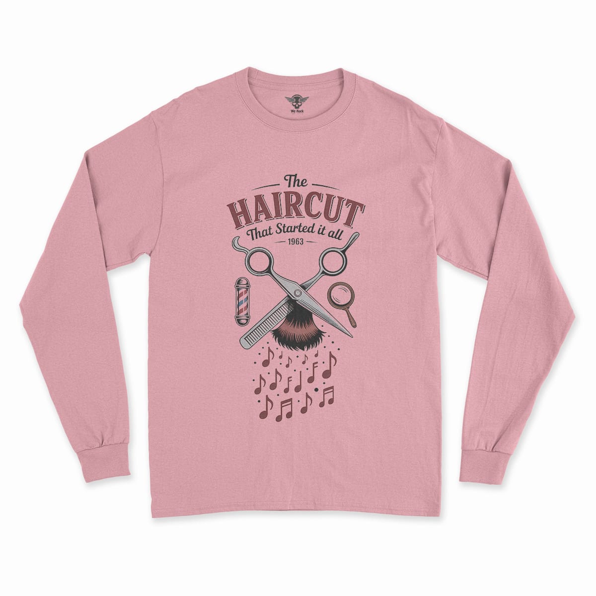 The Haircut — 1963 Mop-Top Cultural Earthquake Rock Tee — Design I