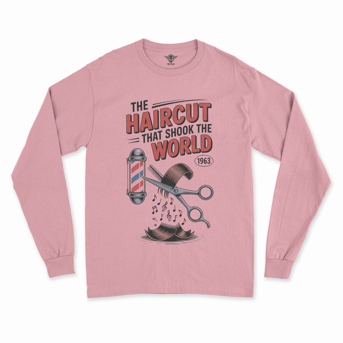 The Haircut — 1963 Mop-Top Cultural Earthquake Rock Tee — Design II