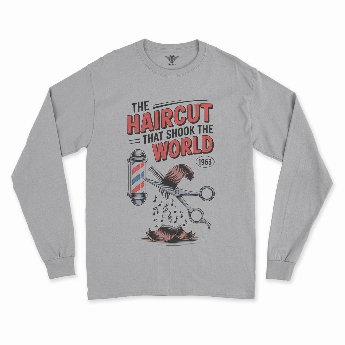 The Haircut — 1963 Mop-Top Cultural Earthquake Rock Tee — Design II